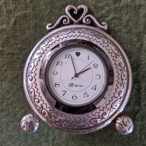 Brighton  Memphis Etched Clock